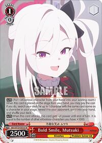 Mutsuki SR waifu card — Weiss Schwarz