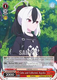 Kayoko SR waifu card — Weiss Schwarz