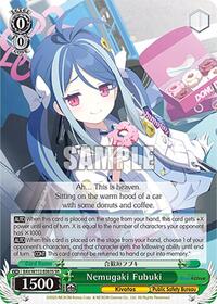 Nemugaki Fubuki (SR) SR waifu card — Weiss Schwarz