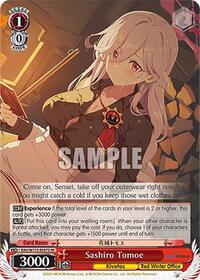 Sashiro Tomoe SR waifu card — Weiss Schwarz