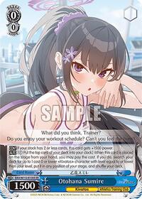 Otohana Sumire SR waifu card — Weiss Schwarz