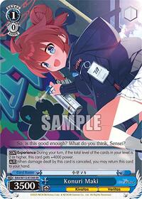 Konuri Maki SR waifu card — Weiss Schwarz