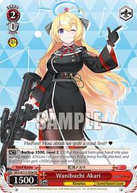 Wanibuchi Akari TrialDeck waifu card — Weiss Schwarz