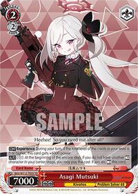 Asagi Mutsuki TrialDeck waifu card — Weiss Schwarz
