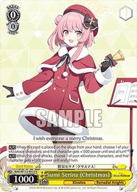 Sumi Serina (Christmas) U waifu card — Weiss Schwarz