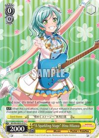 "A Sparkling Stage" Hina Hikawa C waifu card — Weiss Schwarz