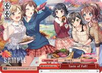 Taste of Fall! CC waifu card — Weiss Schwarz