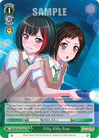 Fifty-Fifty Fear U waifu card — Weiss Schwarz