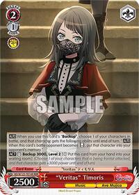 "Veritas" Timoris (RRR) RRR waifu card — Weiss Schwarz