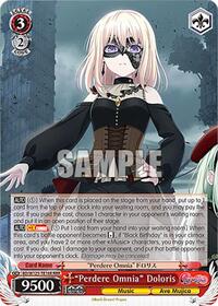 "Perdere Omnia" Doloris (RRR) RRR waifu card — Weiss Schwarz