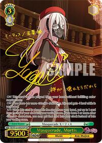 Mortis (SSP) SSP waifu card — Weiss Schwarz
