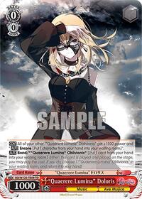 "Quaerere Lumina" Doloris TrialDeck waifu card — Weiss Schwarz