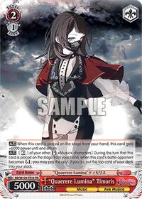 "Quaerere Lumina" Timoris TrialDeck waifu card — Weiss Schwarz