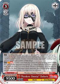 "Perdere Omnia" Doloris TrialDeck waifu card — Weiss Schwarz