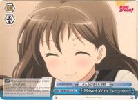 Moved With Everyone CC waifu card — Weiss Schwarz