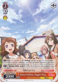 Poppin' Party Promo waifu card — Weiss Schwarz