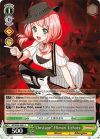 "Onstage" Himari Uehara C waifu card — Weiss Schwarz