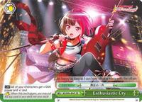 Enthusiastic Cry CR waifu card — Weiss Schwarz