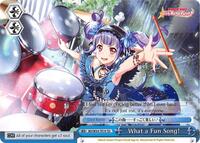 What a Fun Song! TrialDeck waifu card — Weiss Schwarz