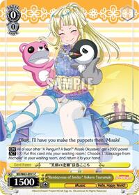 "Rendezvous of Smiles" Kokoro Tsurumaki C waifu card — Weiss Schwarz