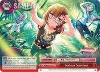 Serious Survivor CC waifu card — Weiss Schwarz