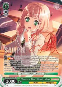 "Frozen in Time" Himari Uehara (SP) (B) SR waifu card — Weiss Schwarz