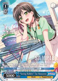 "Seeing Rabbits" Tae Hanazono (SP) (B) SR waifu card — Weiss Schwarz