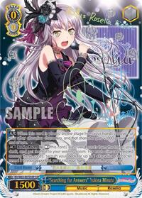 "Searching for Answers" Yukina Minato SSP waifu card — Weiss Schwarz