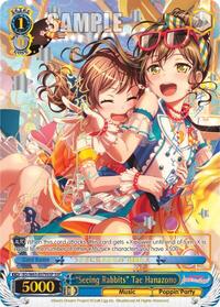 "Seeing Rabbits" Tae Hanazono SSP waifu card — Weiss Schwarz