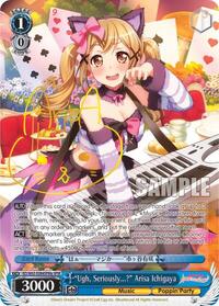 Seriously...?" Arisa Ichigaya (SPM) (A) SpecialPackRare waifu card — Weiss Schwarz