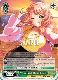"We're Here!" Himari Uehara U waifu card — Weiss Schwarz