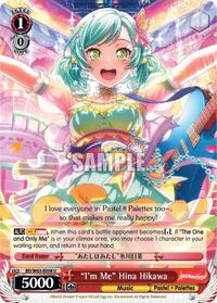 "I'm Me" Hina Hikawa U waifu card — Weiss Schwarz