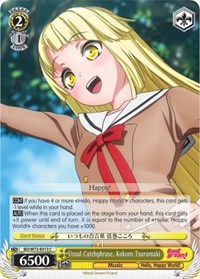 Kokoro Tsurumaki C waifu card — Weiss Schwarz