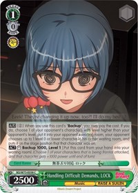 LOCK C waifu card — Weiss Schwarz