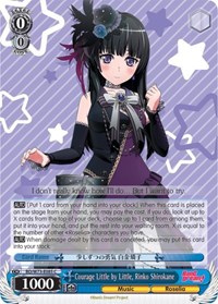 Rinko Shirokane C waifu card — Weiss Schwarz