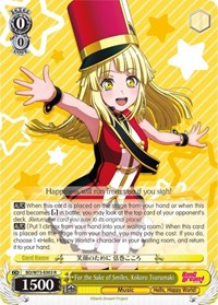 Kokoro Tsurumaki R waifu card — Weiss Schwarz