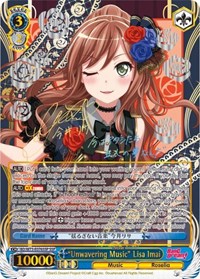 "Unwavering Music" Lisa Imai SSP waifu card — Weiss Schwarz