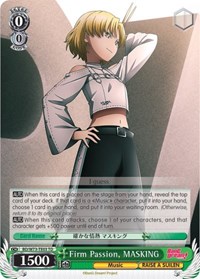 MASKING TrialDeck waifu card — Weiss Schwarz