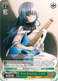 LOCK TrialDeck waifu card — Weiss Schwarz