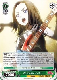 LAYER TrialDeck waifu card — Weiss Schwarz