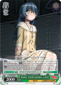 LOCK U waifu card — Weiss Schwarz