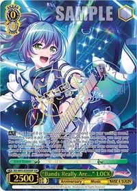 "Bands Really Are..." LOCK SSP waifu card — Weiss Schwarz