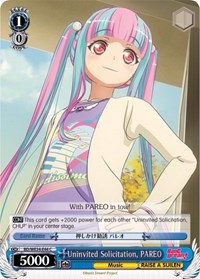 PAREO (Parallel Foil) C waifu card — Weiss Schwarz