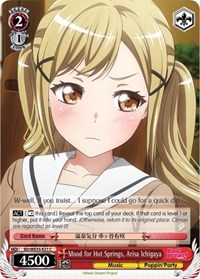 Arisa Ichigaya (Parallel Foil) C waifu card — Weiss Schwarz