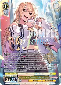 Toko Kirigaya (BDR) BandRare waifu card — Weiss Schwarz