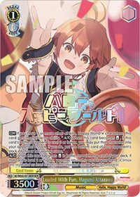 Hagumi Kitazawa (BDR) BandRare waifu card — Weiss Schwarz