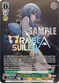 LOCK (BDR) BandRare waifu card — Weiss Schwarz