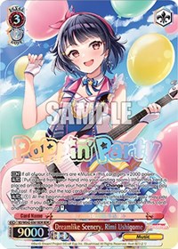 Rimi Ushigome BandRare waifu card — Weiss Schwarz
