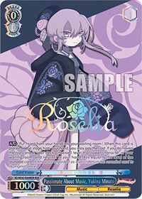 Yukina Minato BandRare waifu card — Weiss Schwarz