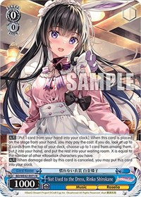 Rinko Shirokane Normal waifu card — Weiss Schwarz